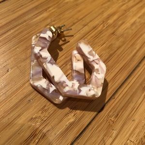 MADEWELL Pink Acetate Earrings